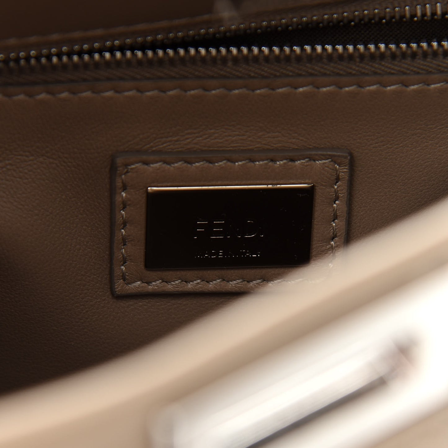 Nappa Mini Peekaboo Iconic Satchel Tortora