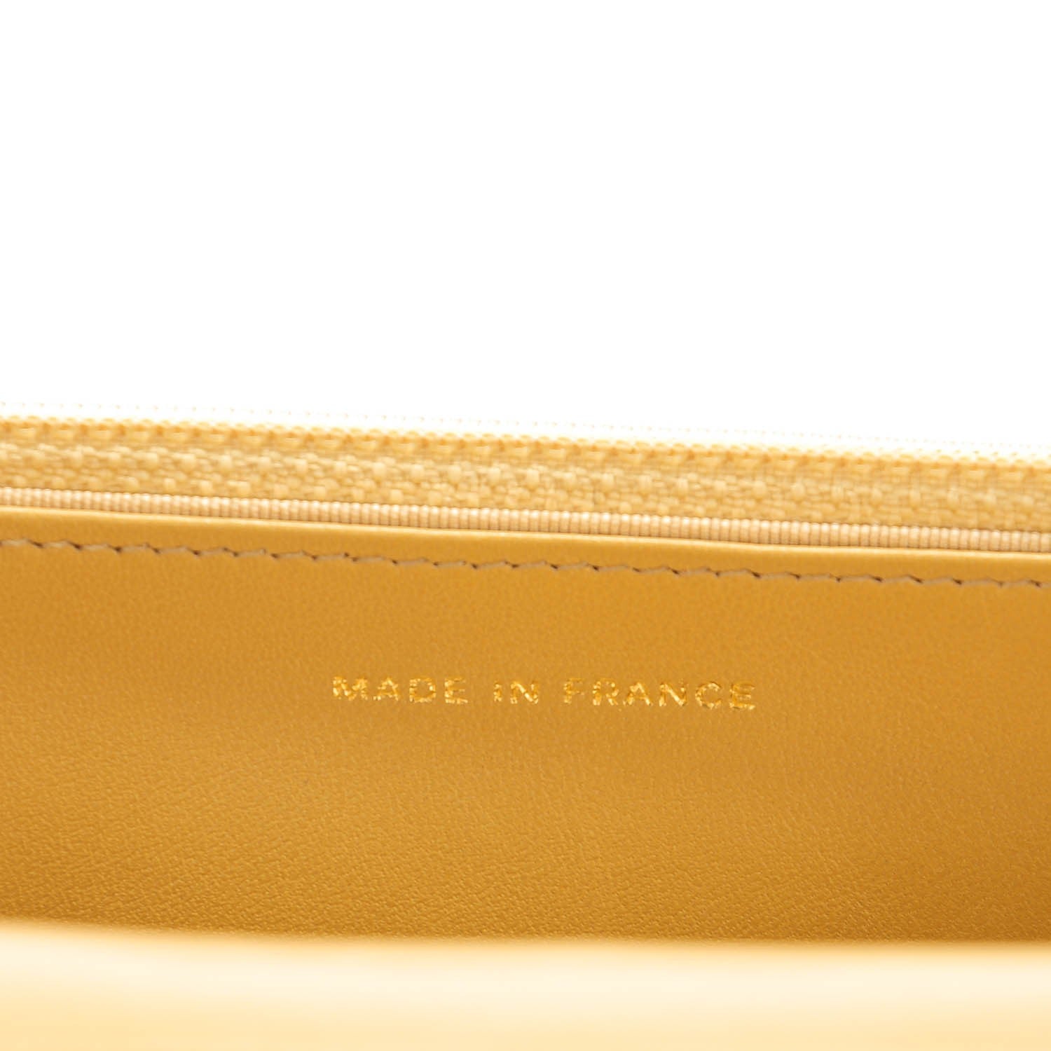 Chanel Metallic Patent Quilted Wallet On Chain WOC Gold 6 of 8