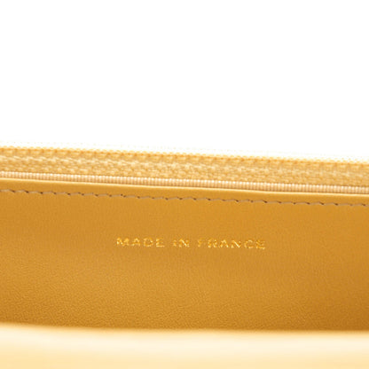 Chanel Metallic Patent Quilted Wallet On Chain WOC Gold 6 of 8