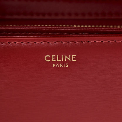 Celine Shiny Calfskin Teen Triomphe Red 6 of 10