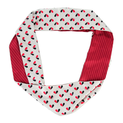 Louis Vuitton Silk Le Coeur Snood Scarf Pomme D'Amour 3 of 7