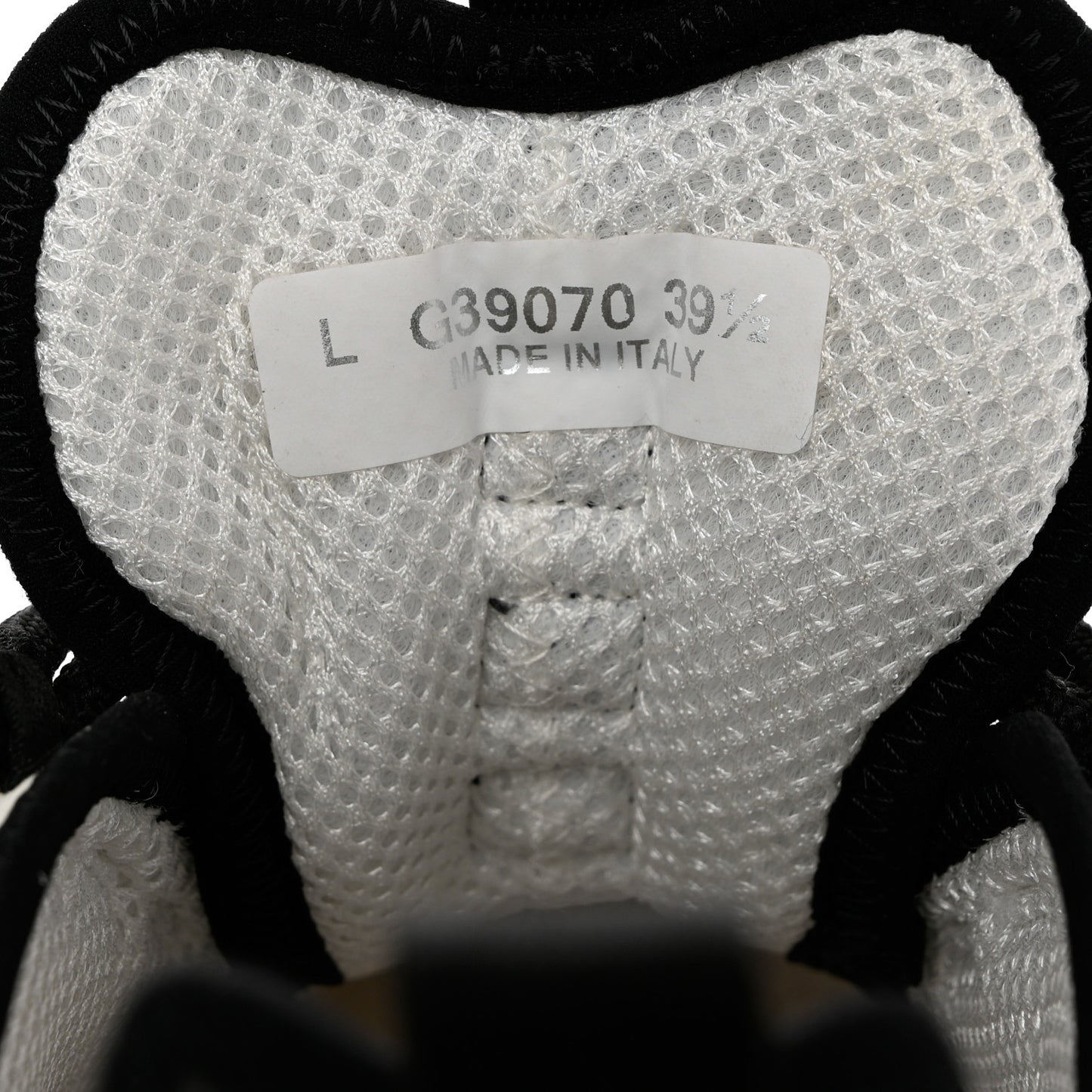 Velvet Calfskin Mixed Fibers CC Sneakers 39.5 Ivory Black