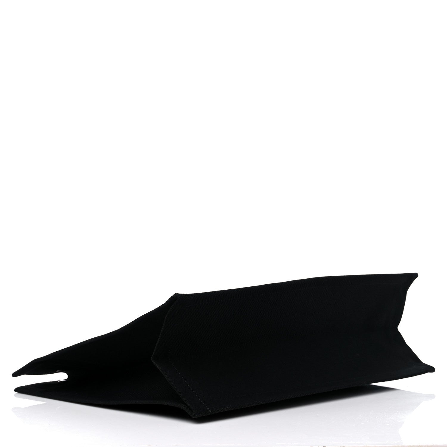 Saint Laurent Linen Calfskin Rive Gauche Tote Black 4 of 11