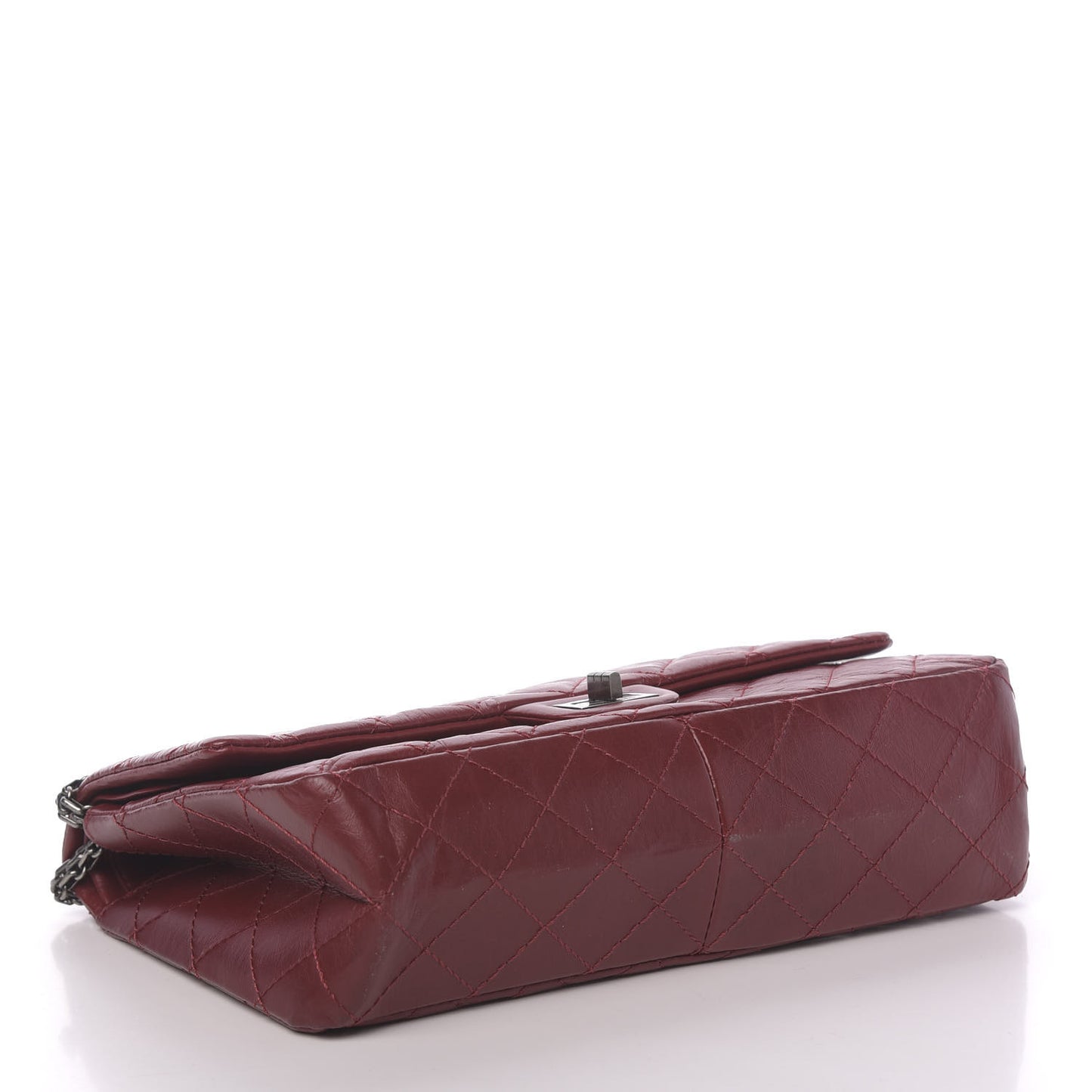Aged Calfskin Quilted 2.55 Reissue 226 Flap Red