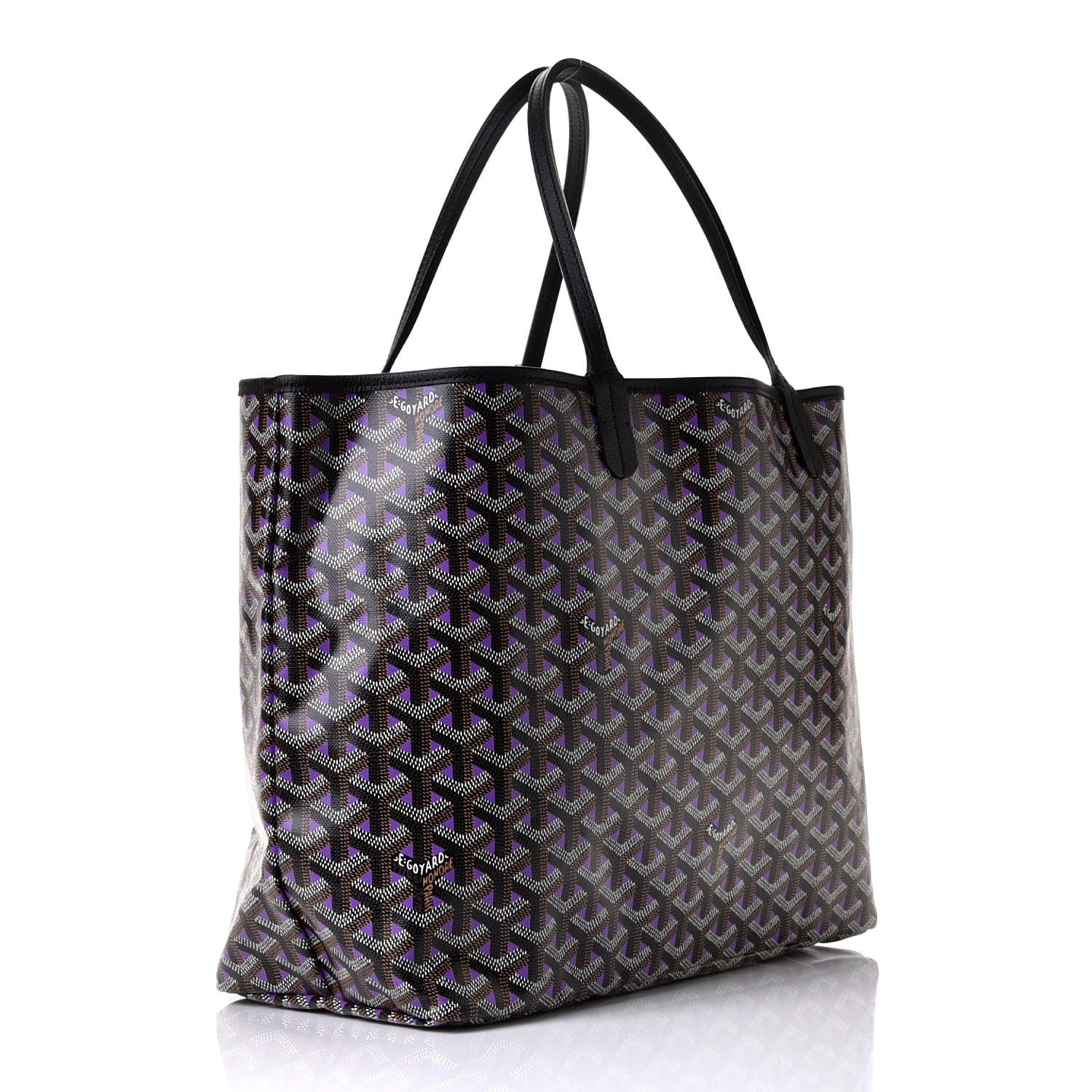 Goyard Goyardine Saint Louis Claire Voie PM Black Violet 2 of 4