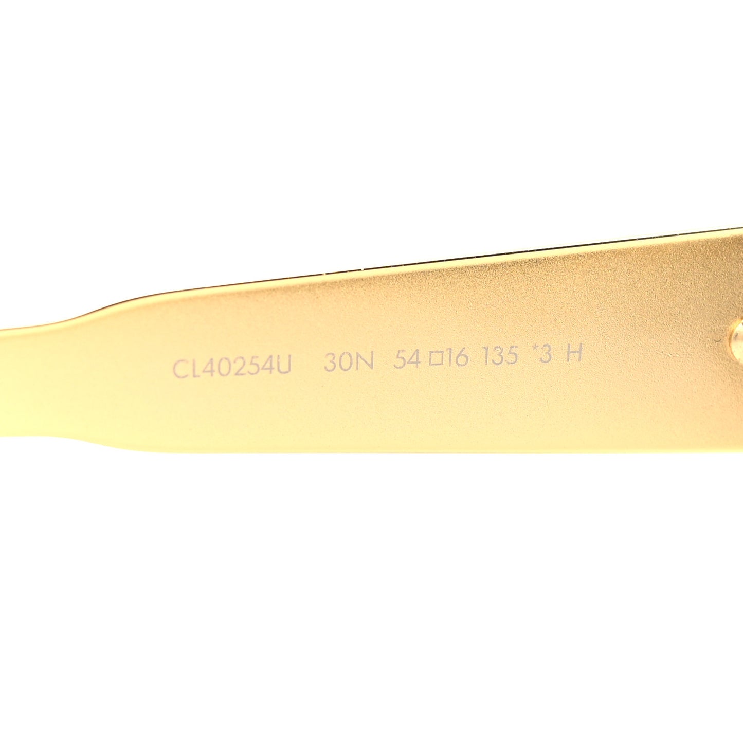 Metal Triomphe 02 Sunglasses CL40254U Gold Green