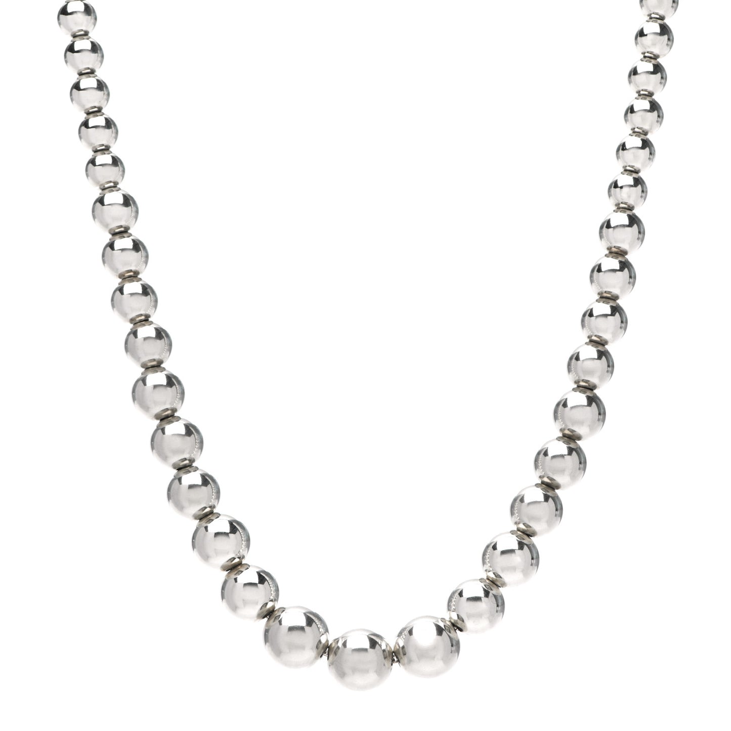 Sterling Silver HardWear Graduated Ball Necklace