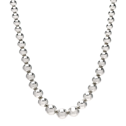 Tiffany Sterling Silver HardWear Graduated Ball Necklace 1 of 5