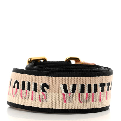 Louis Vuitton Jacquard Speedy Bandouliere 20 Shoulder Strap Black 2 of 3