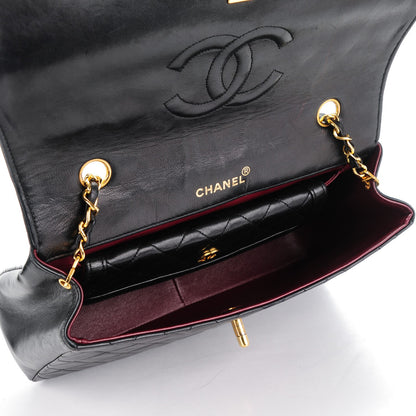 Chanel Lambskin Quilted Medium Single Flap Black 6 of 10