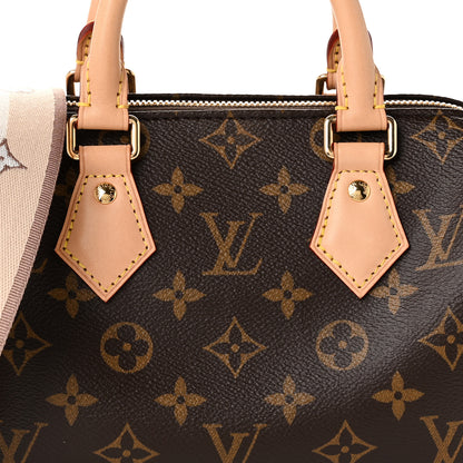 Louis Vuitton Monogram Speedy Bandouliere 20 Beige 7 of 9