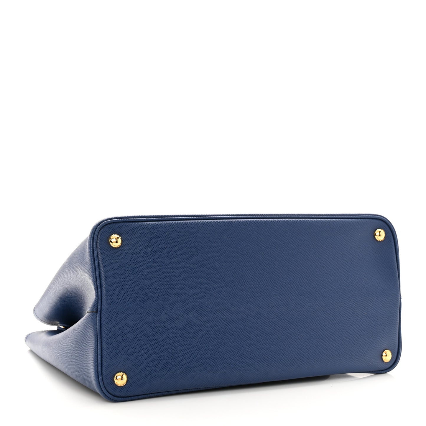 Saffiano Cuir Large Double Bag Bleuette