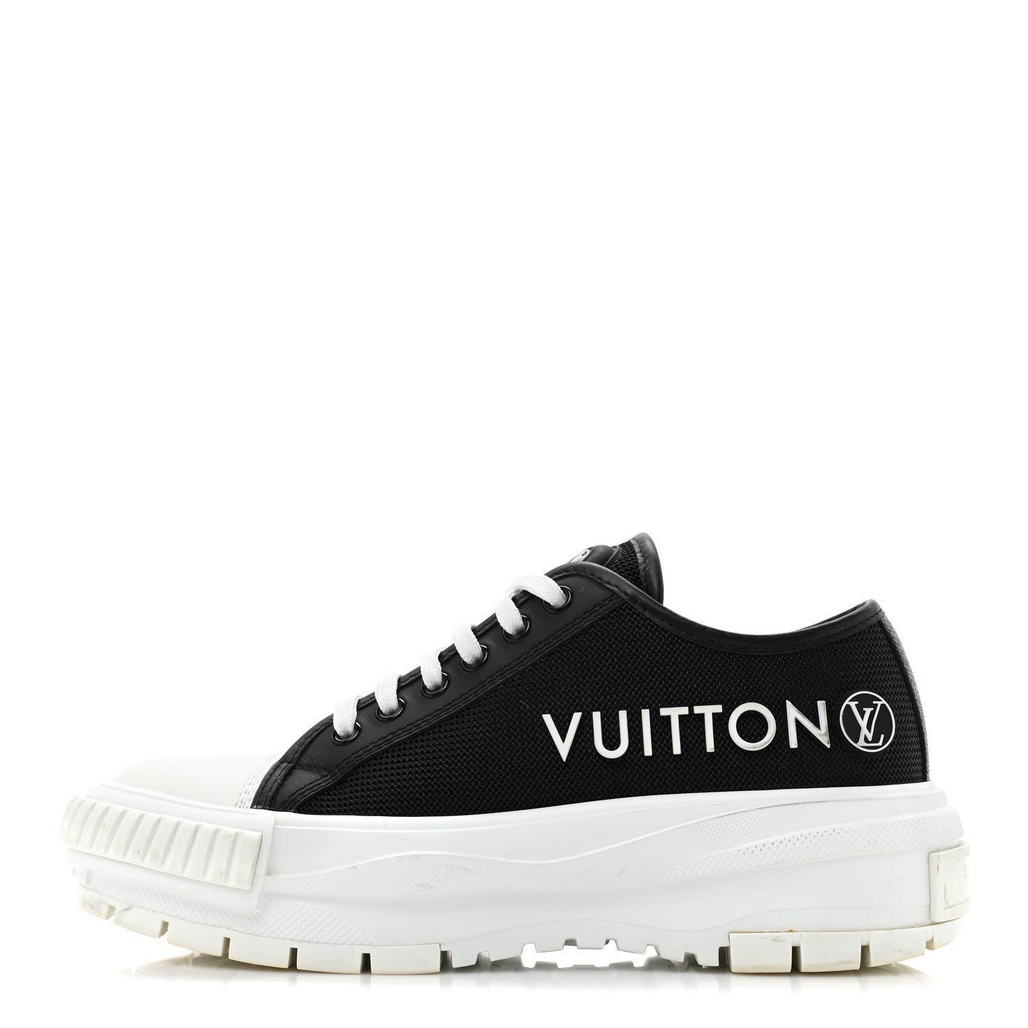 Louis Vuitton Canvas LV Squad Sneakers 37 Black 1 of 9