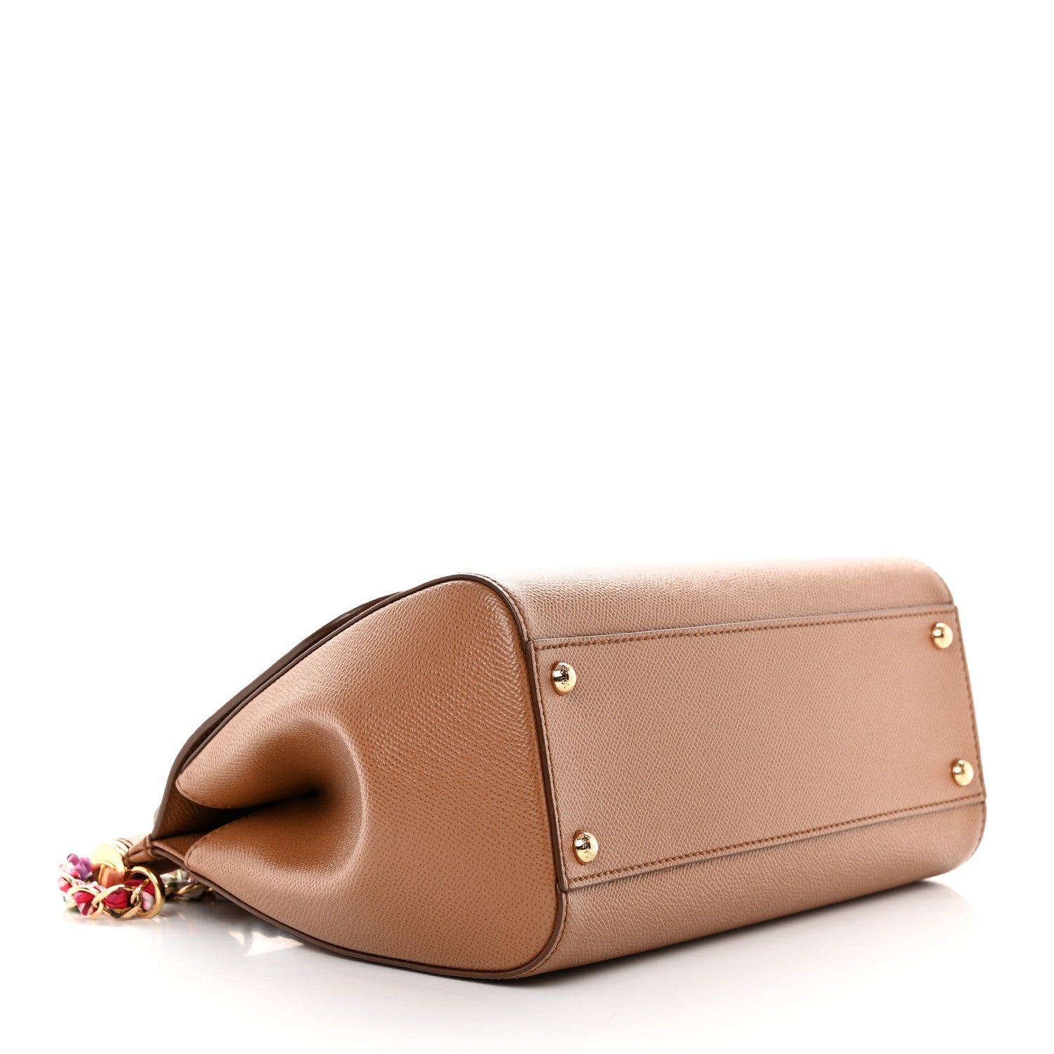 Dolce & Gabbana Dauphine Medium Miss Sicily Satchel With Scarf Caramello 6 of 11