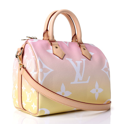 Louis Vuitton Monogram Giant By The Pool Speedy Bandouliere 25 Light Pink 2 of 10