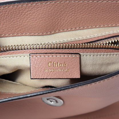 Chloe Suede Calfskin Small Faye Backpack Nougat 8 of 11