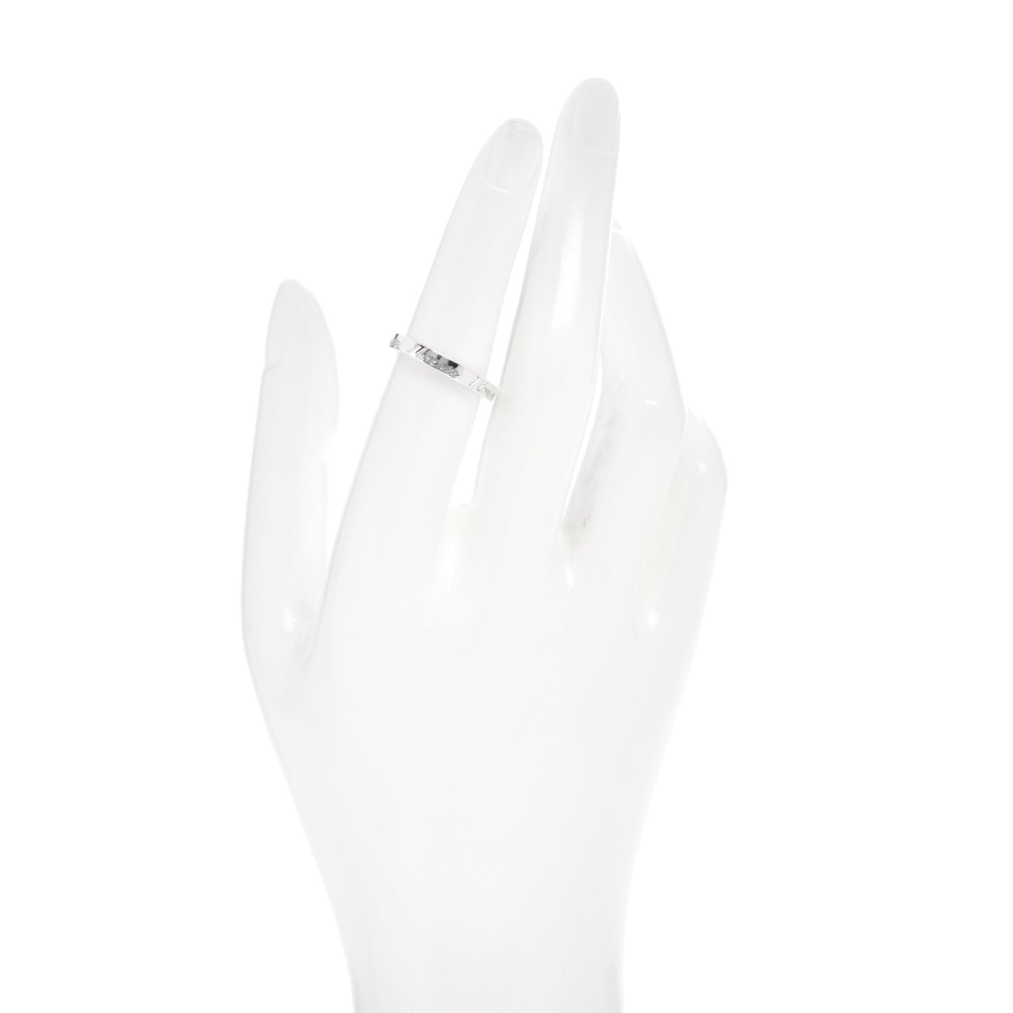 Sterling Silver I Love You Band Ring 53 6.25