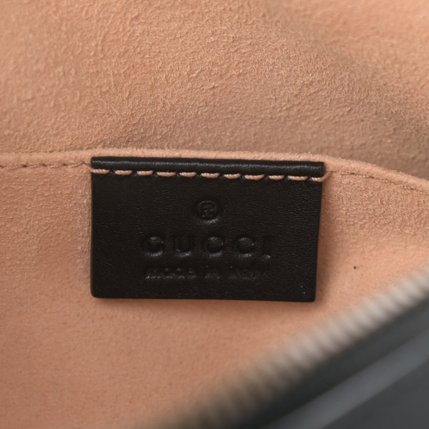 Calfskin Matelasse GG Marmont Belt Bag 75 30 Black