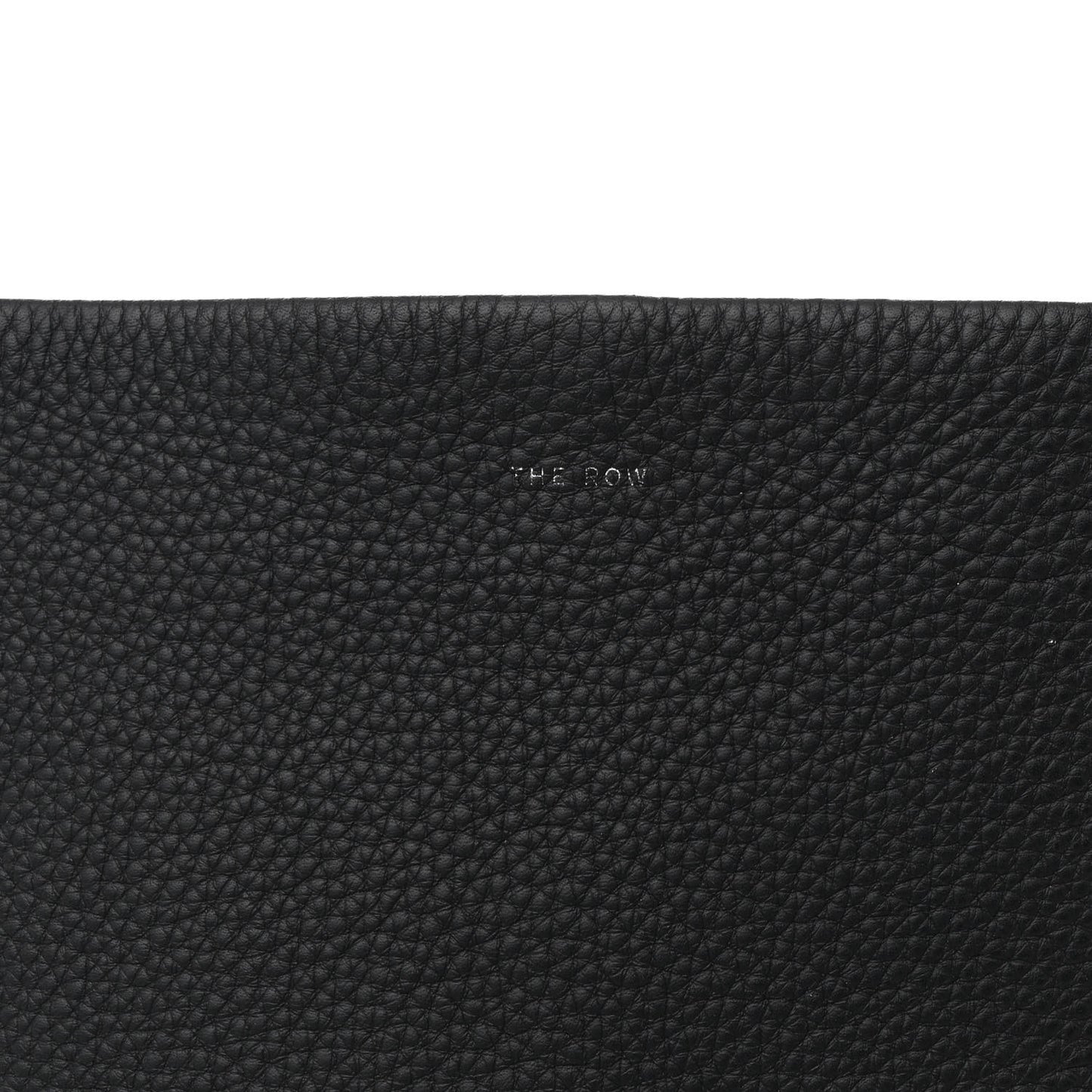 Grained Calfskin Medium N/S Park Tote Black