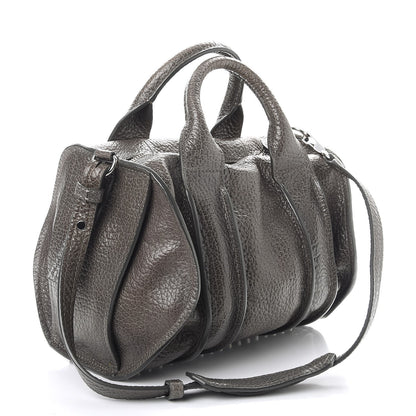 Alexander Wang Pebbled Lambskin Inside Out Rocco Grey 3 of 7