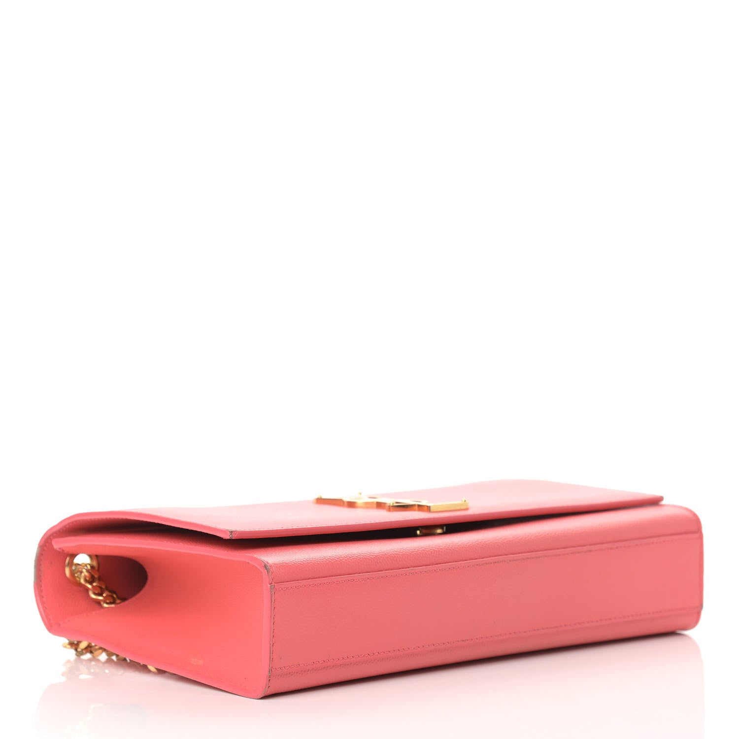 Saint Laurent Grain De Poudre Medium Classic Monogram Kate Satchel Rose Clair 4 of 20