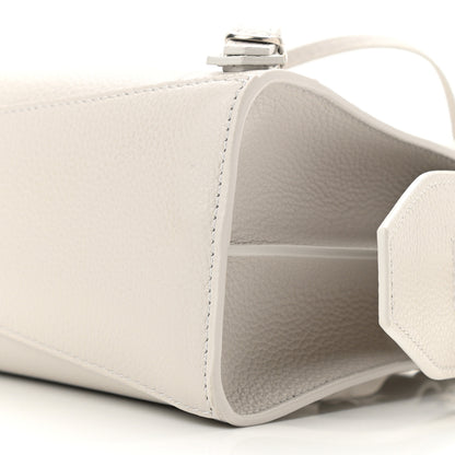 Balenciaga Grained Calfskin Neo Classic Silver Hardware Mini City Chalky White 10 of 10