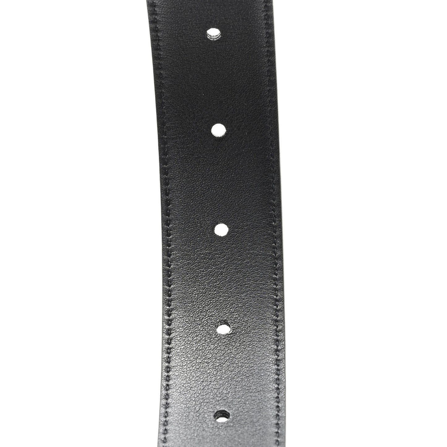 Smooth Calfskin Lacquered La 66 Buckle Belt 90 36 Black