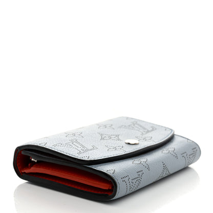 Louis Vuitton Mahina Iris Compact Wallet NM Blue Red 4 of 7