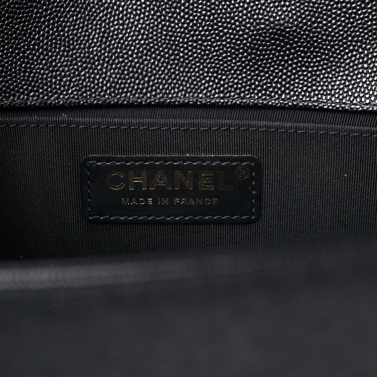 Chanel Caviar Quilted Medium Boy Flap Black 6 of 18