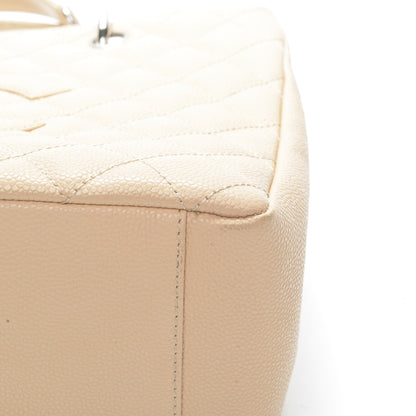 Chanel Caviar Quilted Grand Shopping Tote GST Beige Clair 8 of 9