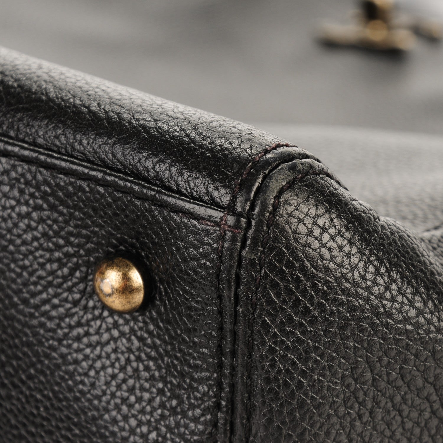 Chanel Calfskin Tall Cerf Tote Black 8 of 8