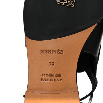 Hermes Calfskin Epoca Oxford 39 Black 6 of 9