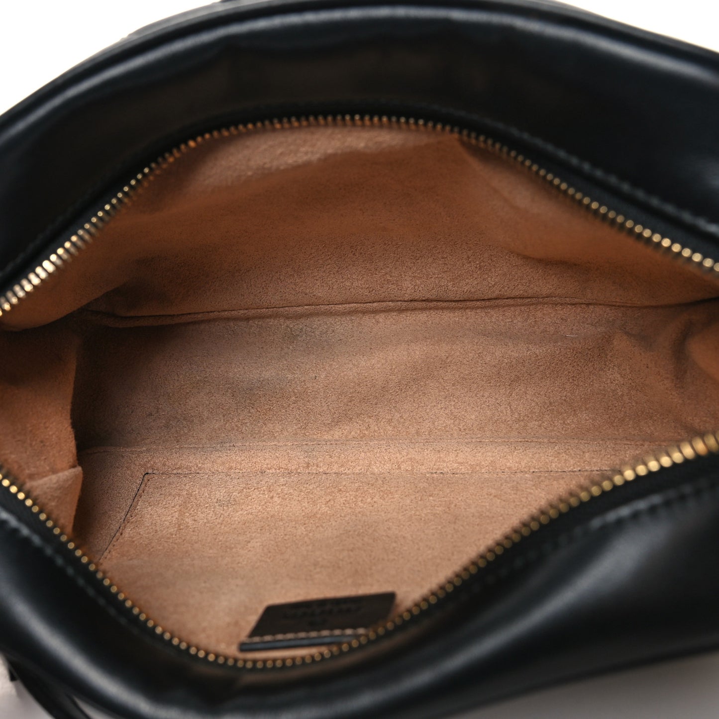 Calfskin Matelasse Small GG Marmont Chain Shoulder Bag Black