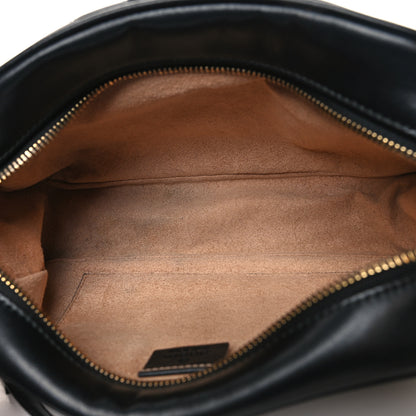 Gucci Calfskin Matelasse Small GG Marmont Chain Shoulder Bag Black 5 of 11