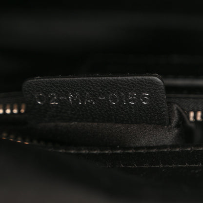 Christian Dior Satin Sequin Gradient Mini Lady Dior Black Silver 7 of 12