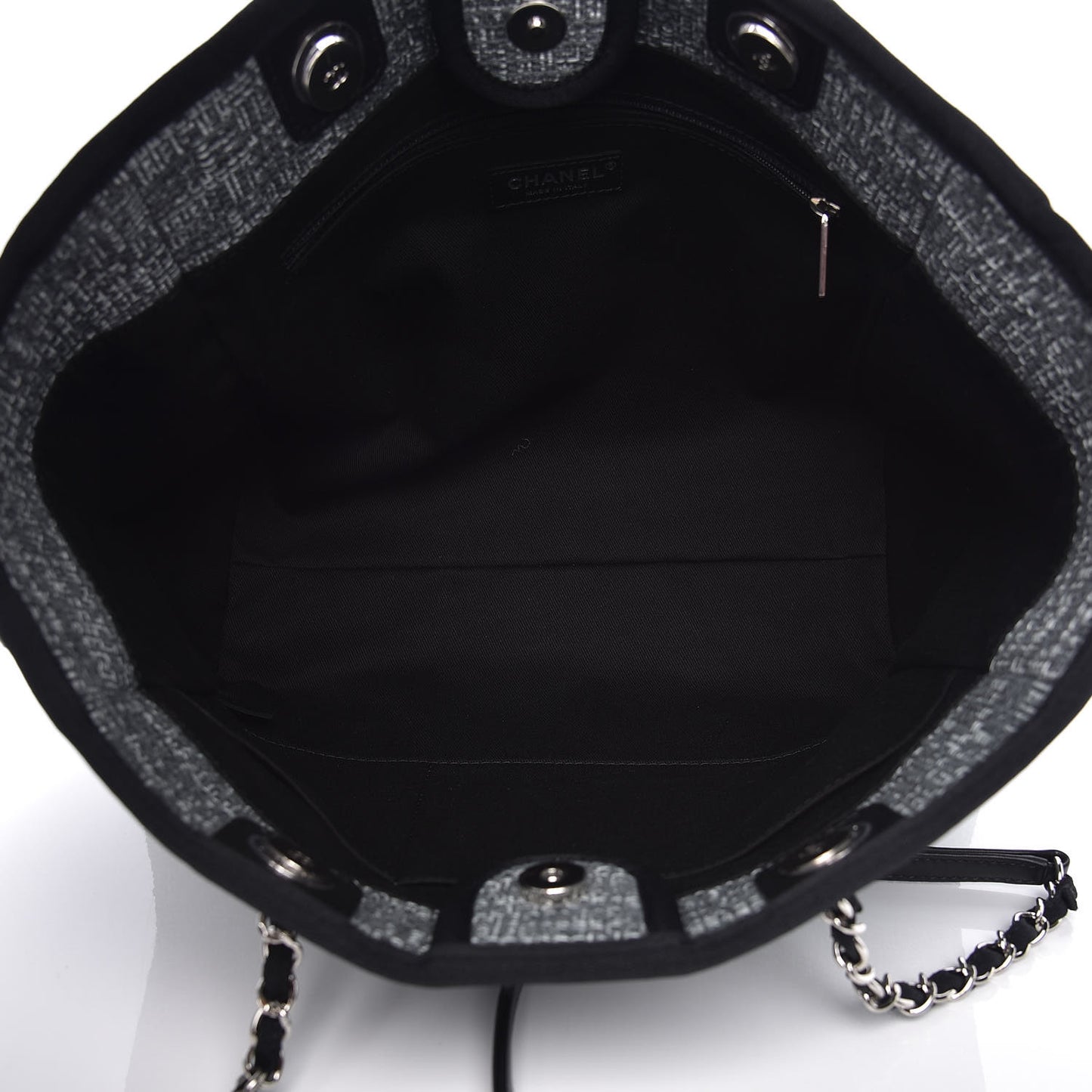 Canvas Small Deauville Tote Charcoal