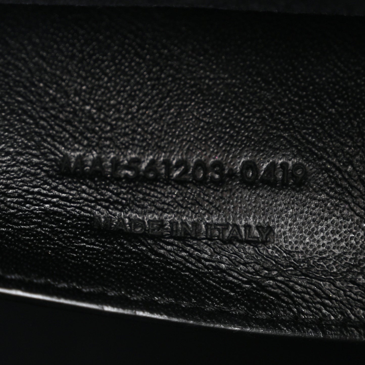 SAINT LAURENT Shiny Calfskin Small Uptown Tote Black