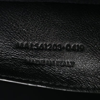 Saint Laurent SAINT LAURENT Shiny Calfskin Small Uptown Tote Black 7 of 10