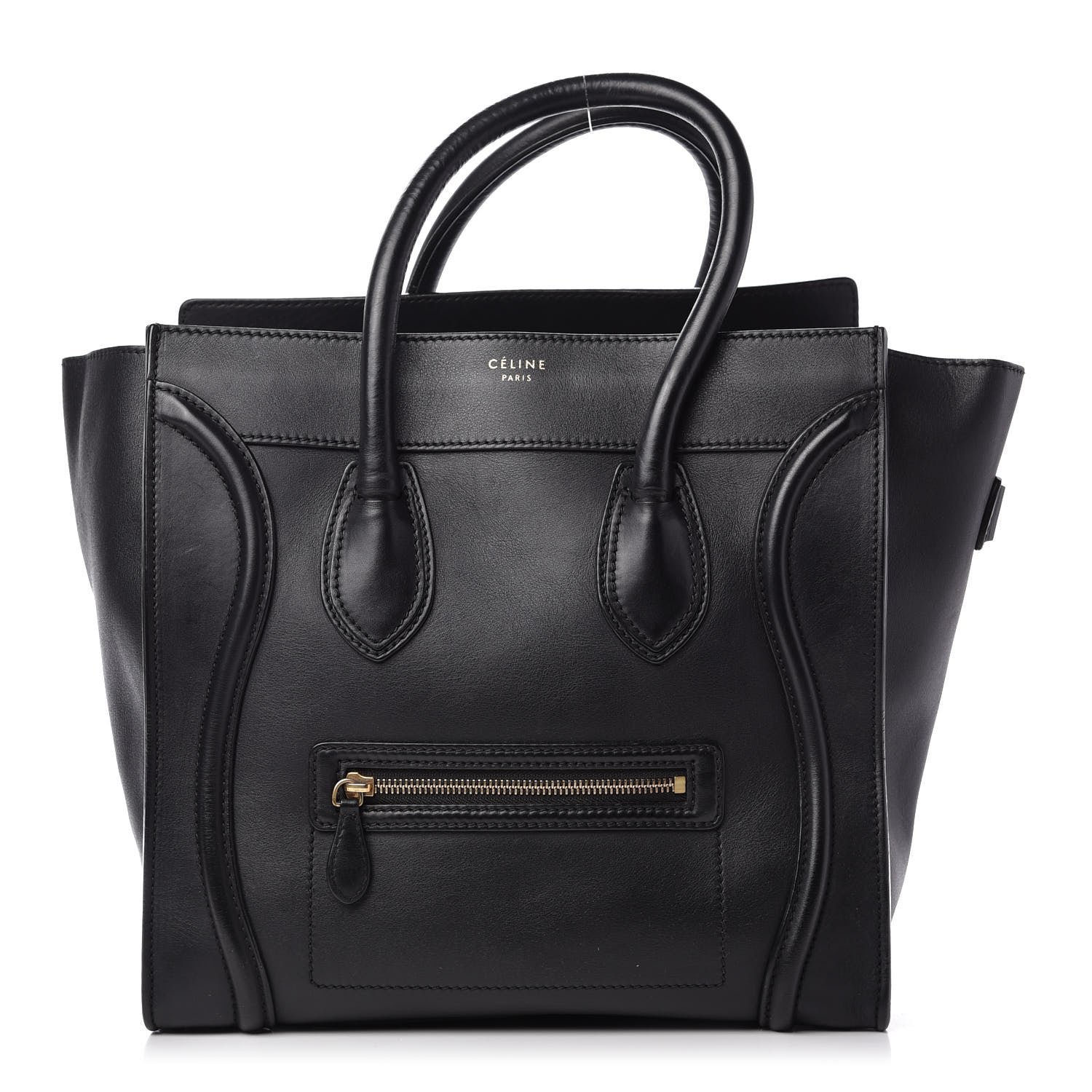 Celine Smooth Calfskin Mini Luggage Black 1 of 9