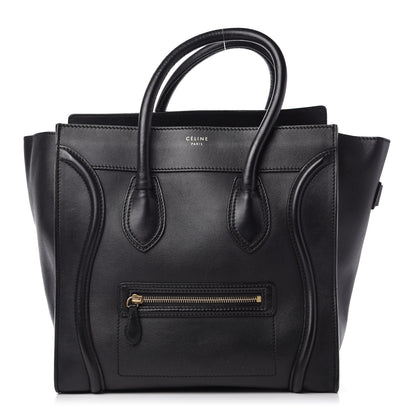 Celine Smooth Calfskin Mini Luggage Black 1 of 9