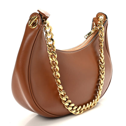 Celine Smooth Calfskin Medium Chain Strap Ava Shoulder Bag Tan 3 of 7