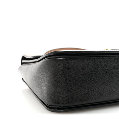 Miu Miu Madras Bicolor Top Handle Bag  Cammeo Black 8 of 9