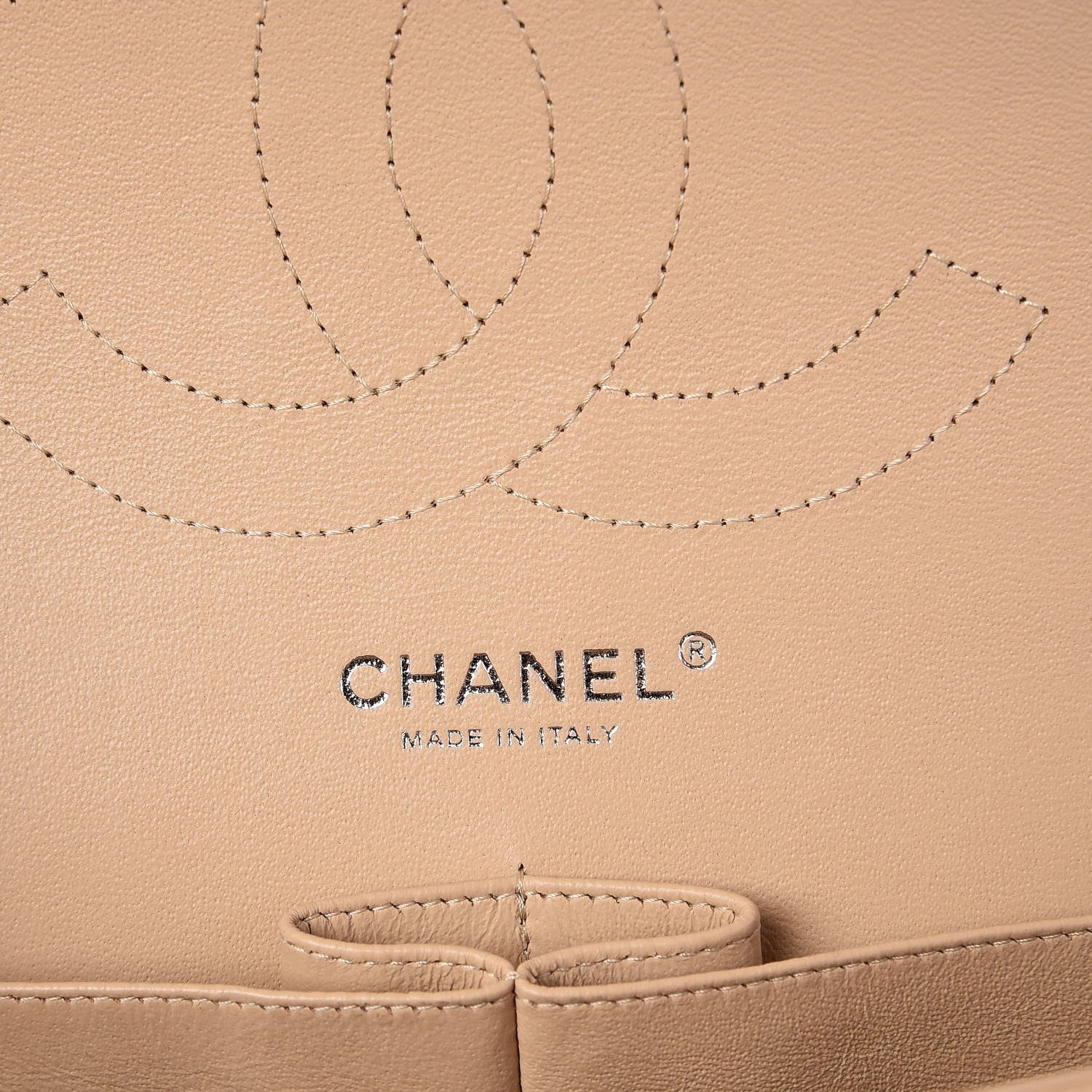 Chanel Caviar Quilted Jumbo Double Flap Beige Clair 7 of 9