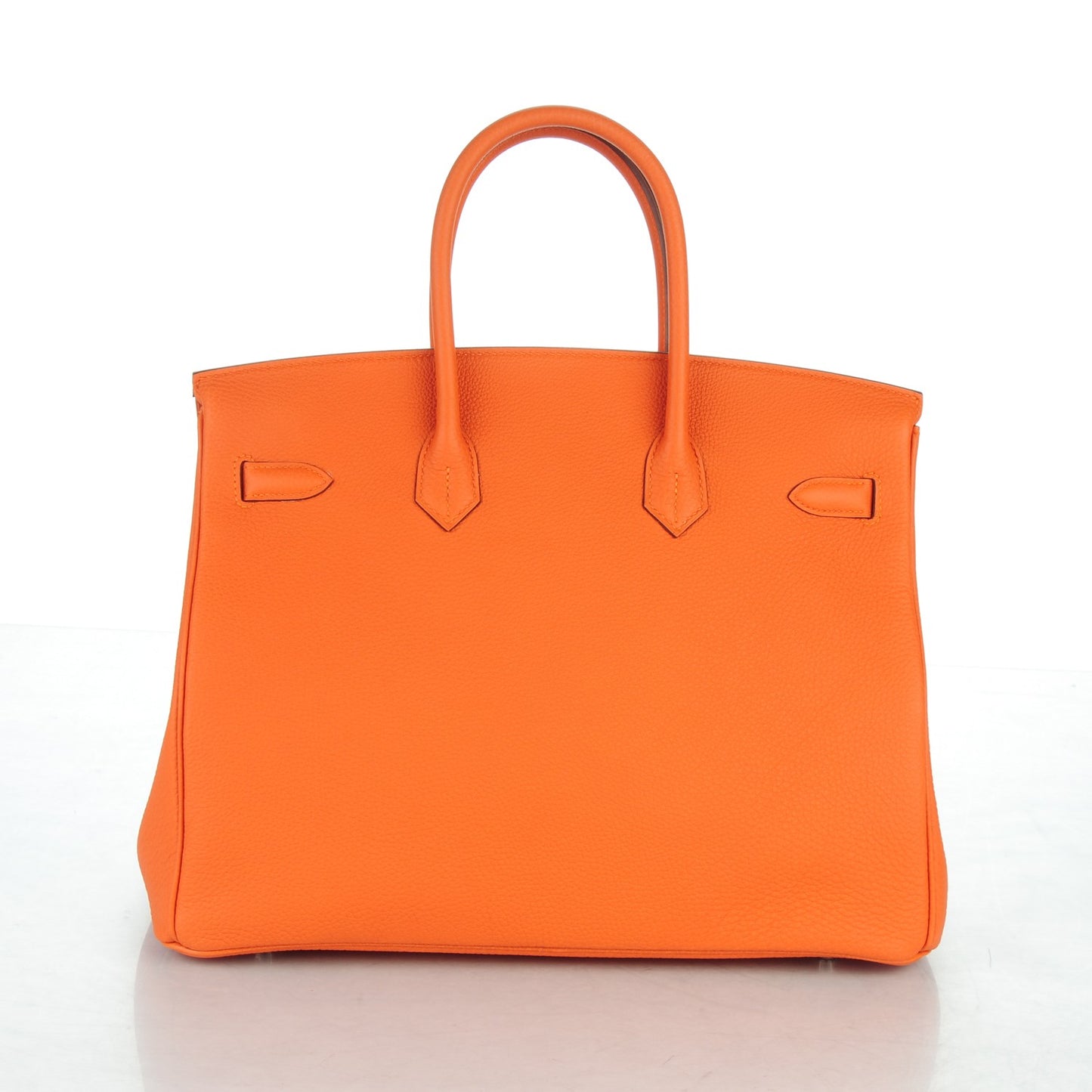 Togo Horseshoe Birkin 35 Orange Rouge Casaque