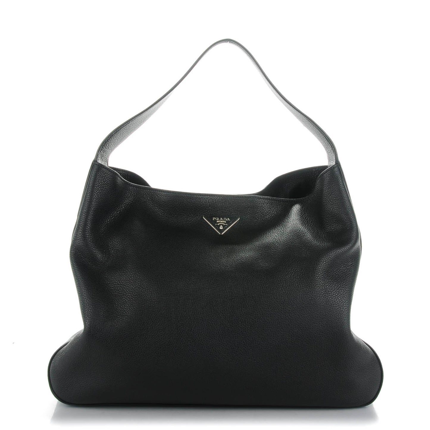 Vitello Daino Hobo Bag Nero Black