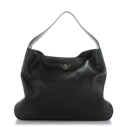 Prada Vitello Daino Hobo Bag Nero Black 1 of 9