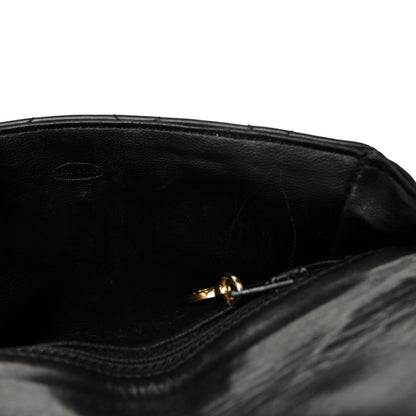 Chanel Lambskin Quilted Flap Waist Belt Bag Black 8 of 8