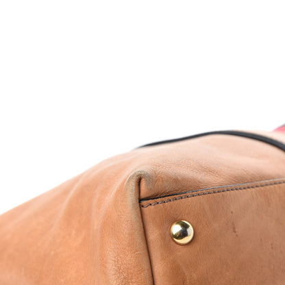 Gucci Calfskin Web Medium Rania Top Handle Bag Khaki 10 of 20