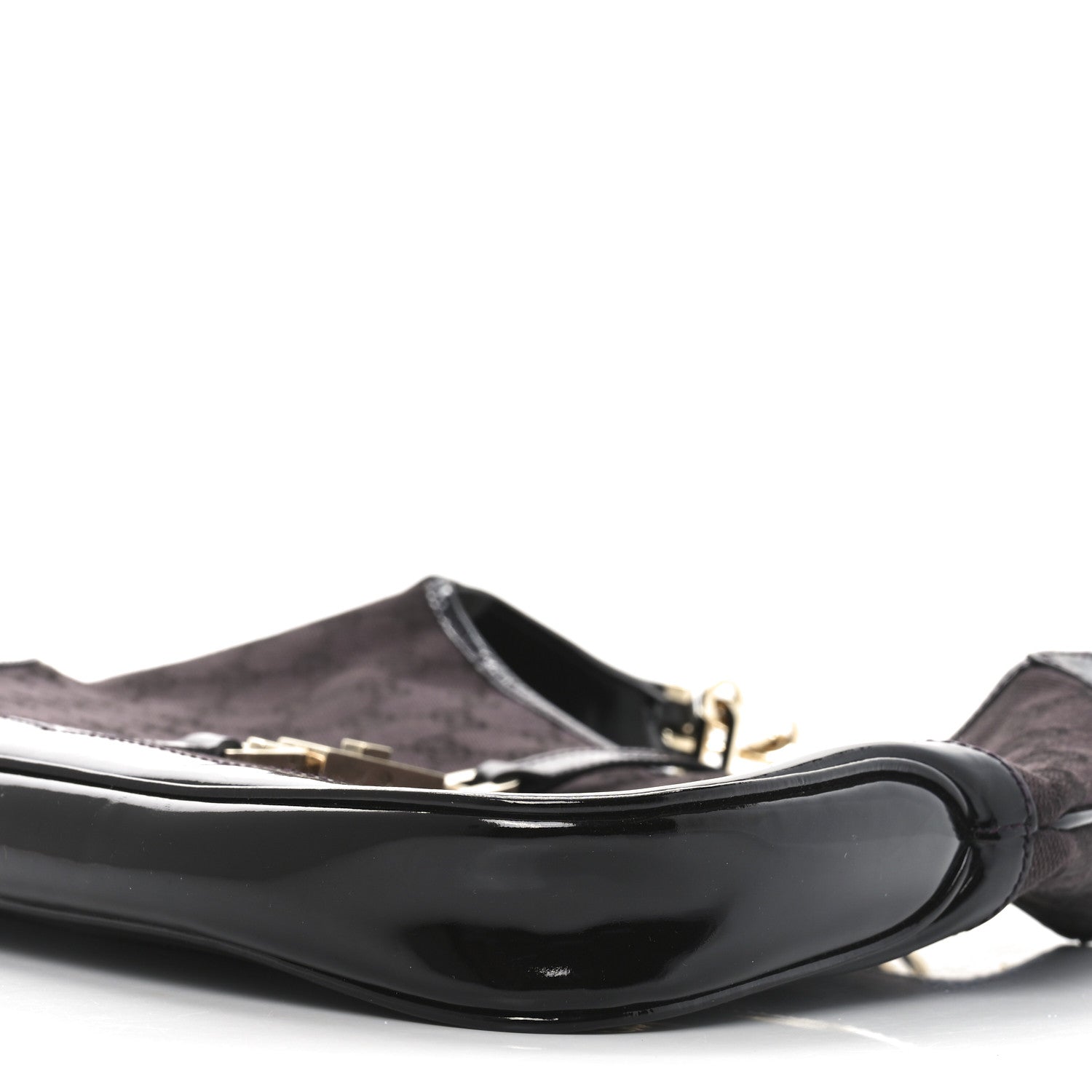 Gucci Monogram Jackie O Chain Hobo Dark Brown 10 of 10