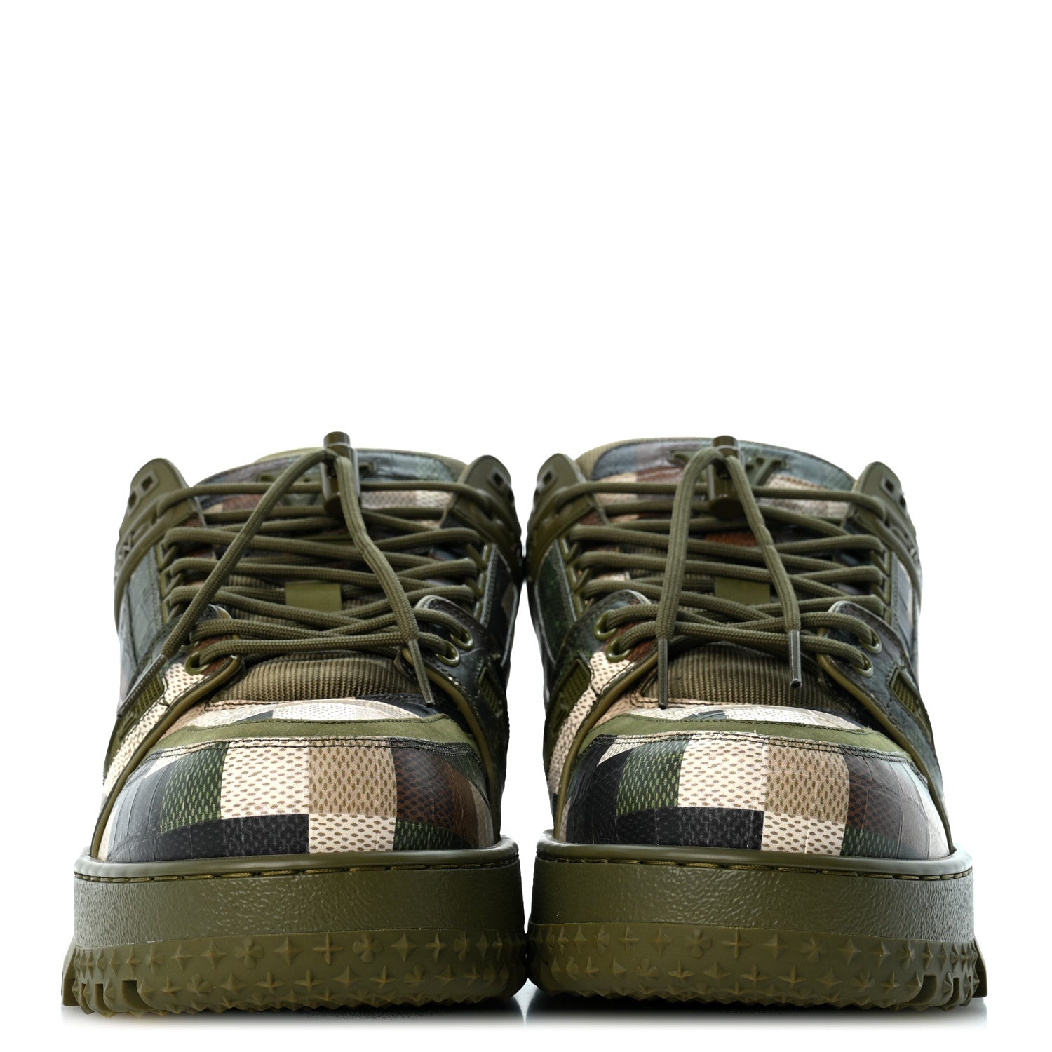 Louis Vuitton Damoflage Mens LV Trainer Maxi Sneakers 8 Green 3 of 9